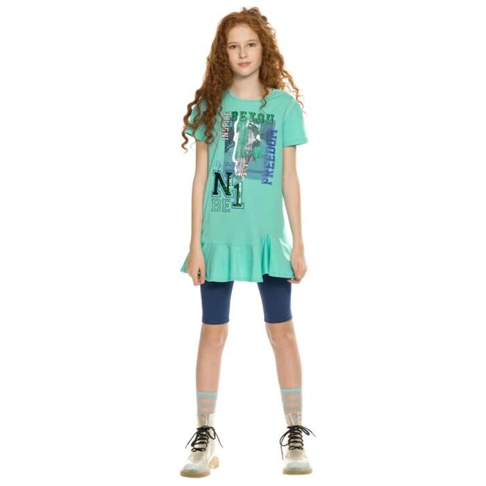 Комплект для девочек, рост 116 см, цвет ментол от компании Интернет-гипермаркет «MOLL» - фото 1