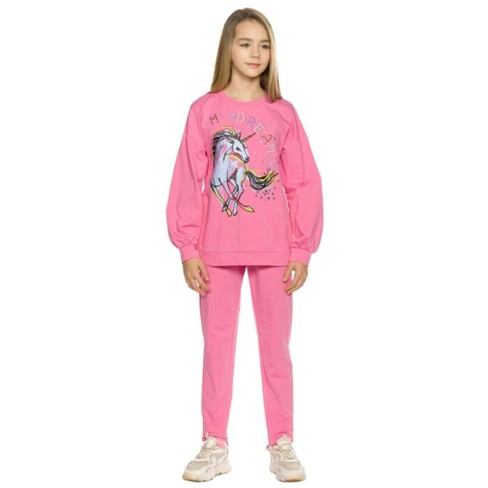 Комплект для девочек, рост 116 см, цвет розовый от компании Интернет-гипермаркет «MOLL» - фото 1