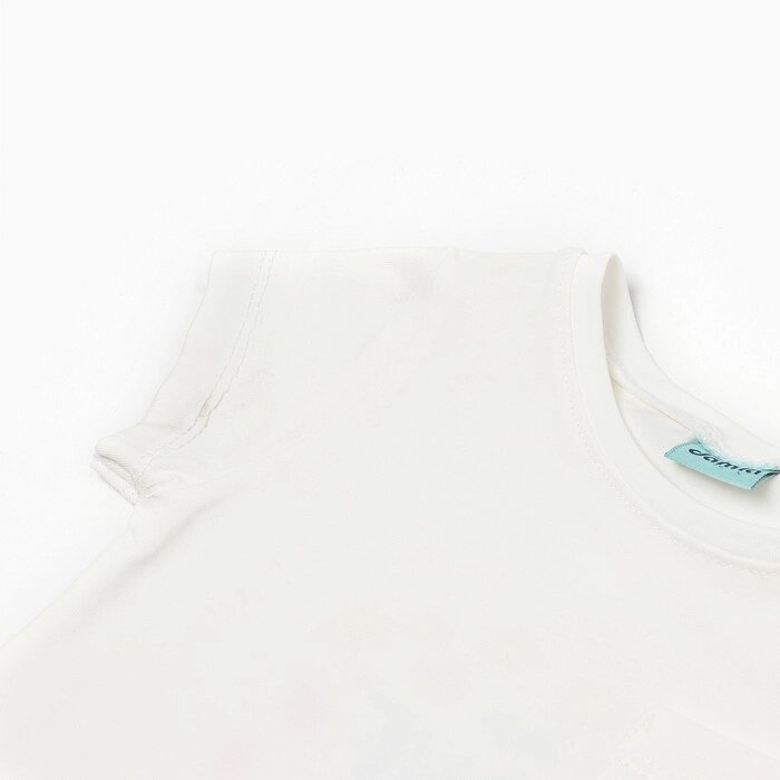 Комплект для девочки (футболка/юбка-шорты), цвет белый/розовый, рост 80см от компании Интернет-гипермаркет «MOLL» - фото 1