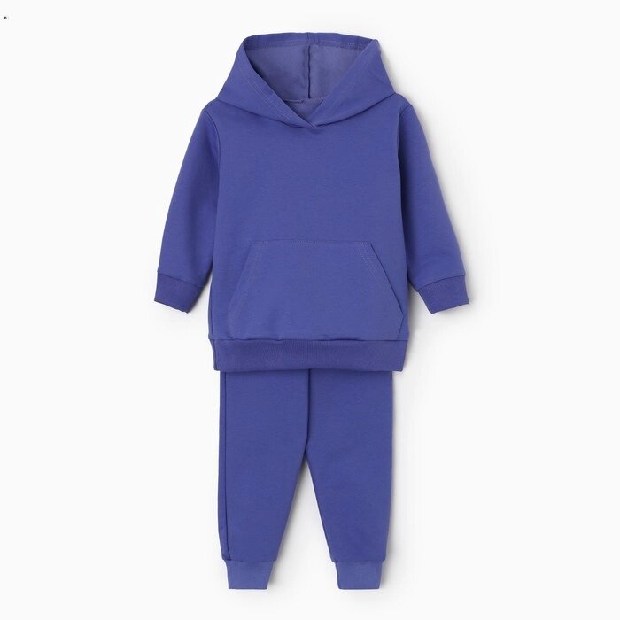 Комплект для девочки (толстовка, брюки), цвет сиреневый, рост 104 см от компании Интернет-гипермаркет «MOLL» - фото 1