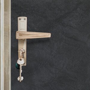 Комплект для обивки дверей, 1,1 2 м: иск. кожа, ватин 5 мм, гвозди, струна, серый, "Ватин"