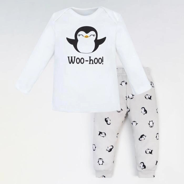 Комплект: джемпер и брюки Крошка Я "Пингвин", рост 74-80 см от компании Интернет-гипермаркет «MOLL» - фото 1