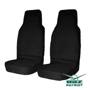 Комплект грязезащитных чехлов на передние сиденья Tplus для УАЗ ПАТРИОТ, 2 шт., черный (T014049) 3