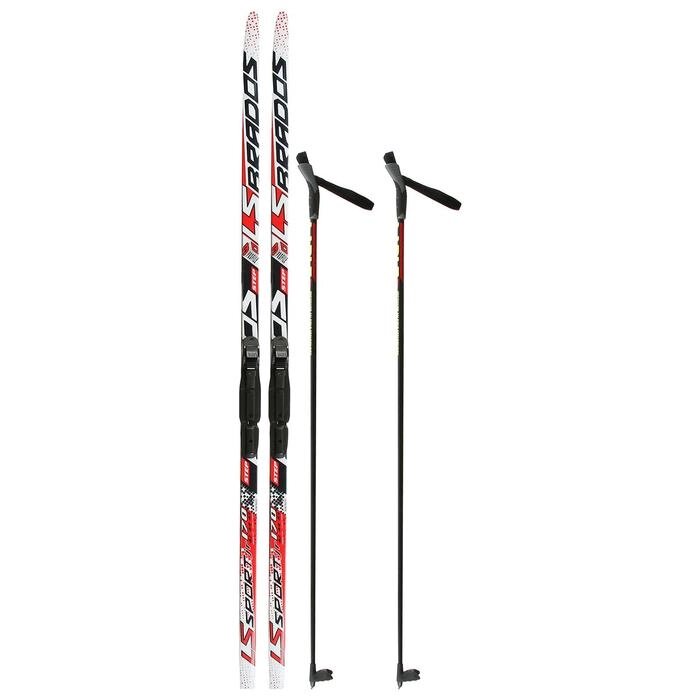 Комплект лыжный БРЕНД ЦСТ Step, 170/130 (+/-5 см), крепление SNS, цвет микс от компании Интернет-гипермаркет «MOLL» - фото 1