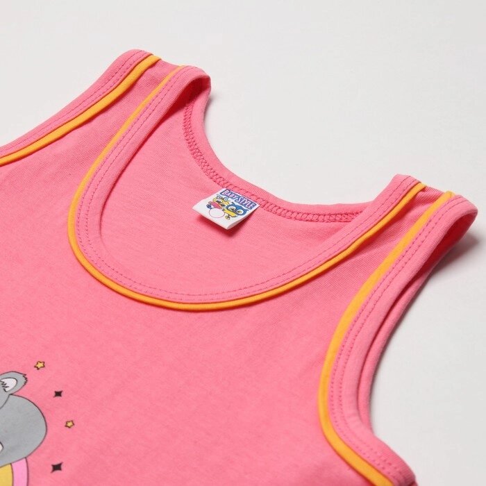 Комплект (майка и трусы) для девочек А. МД 129-41, цвет розовый, рост 122 см от компании Интернет-гипермаркет «MOLL» - фото 1