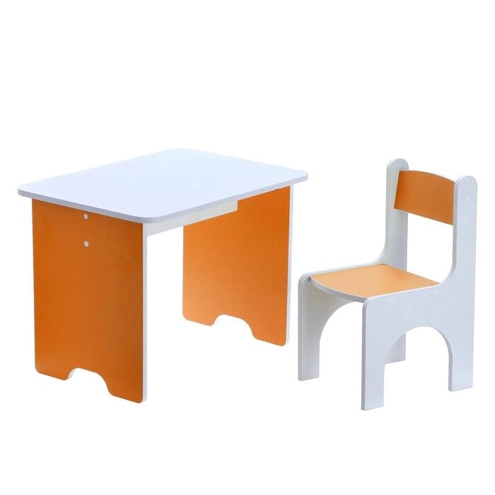 Комплект мебели "Бело - Оранжевый" от компании Интернет-гипермаркет «MOLL» - фото 1
