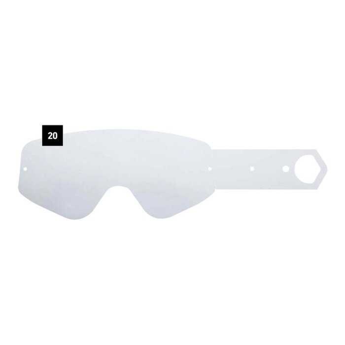 Комплект отрывных линз Spy Optic Klutch/Whip/Targa3 20 шт, прозрачный от компании Интернет-гипермаркет «MOLL» - фото 1