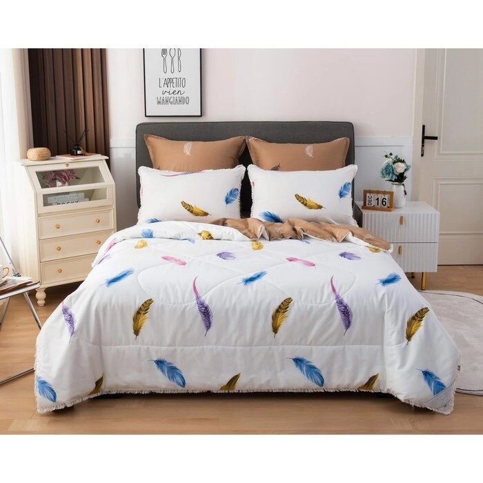 Комплект с одеялом "Бернадетт №45", размер 150х210 см, 180х230 см, 50х70 см 2 шт от компании Интернет-гипермаркет «MOLL» - фото 1
