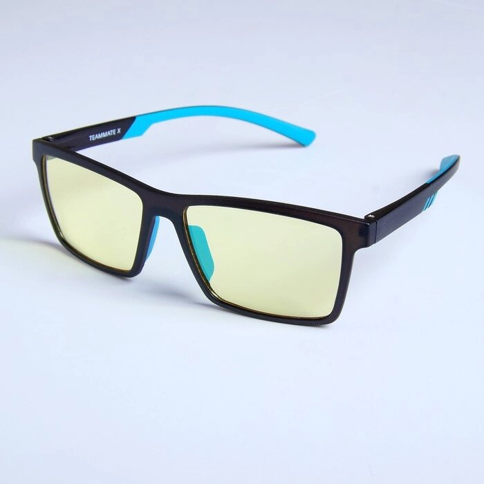 Компьютерные очки "TEAMMATE X SPG" для геймеров с гибкими дужками (черный) от компании Интернет-гипермаркет «MOLL» - фото 1