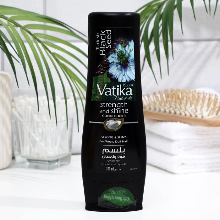 Кондиционер для волос Dabur VATIKA BLACK SEED - Сила и блеск 200 мл от компании Интернет-гипермаркет «MOLL» - фото 1