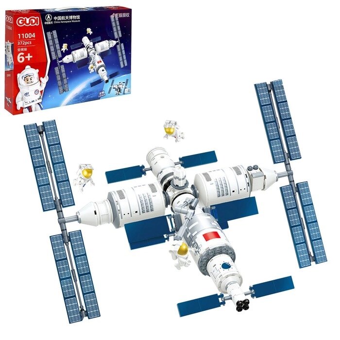 Конструктор Космос "МКС", 372 детали от компании Интернет-гипермаркет «MOLL» - фото 1