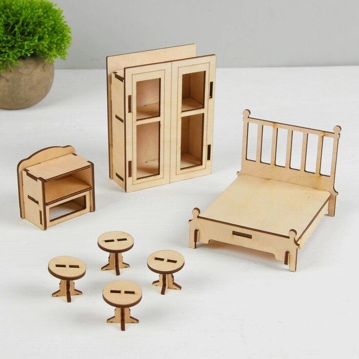 Конструктор "Спальня" набор мебели от компании Интернет-гипермаркет «MOLL» - фото 1