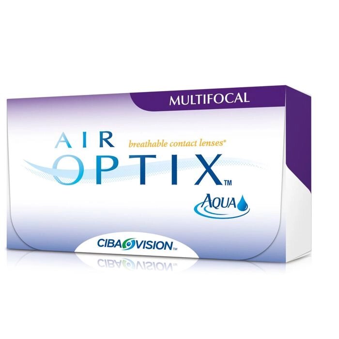 Контактные линзы Air Optix Aqua Multifocal, низкая, -0,25/8,6, в наборе 3 шт от компании Интернет-гипермаркет «MOLL» - фото 1