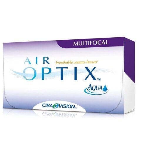 Контактные линзы Air Optix Aqua Multifocal, низкая, 4,5/8,6, в наборе 3 шт
