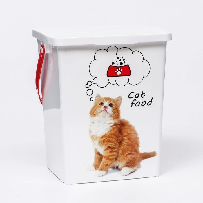 Контейнер "Кошки" для корма для кошек, 8,5 л от компании Интернет-гипермаркет «MOLL» - фото 1
