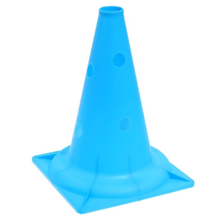 Конус с отверстиями, 32 см, цвет голубой от компании Интернет-гипермаркет «MOLL» - фото 1