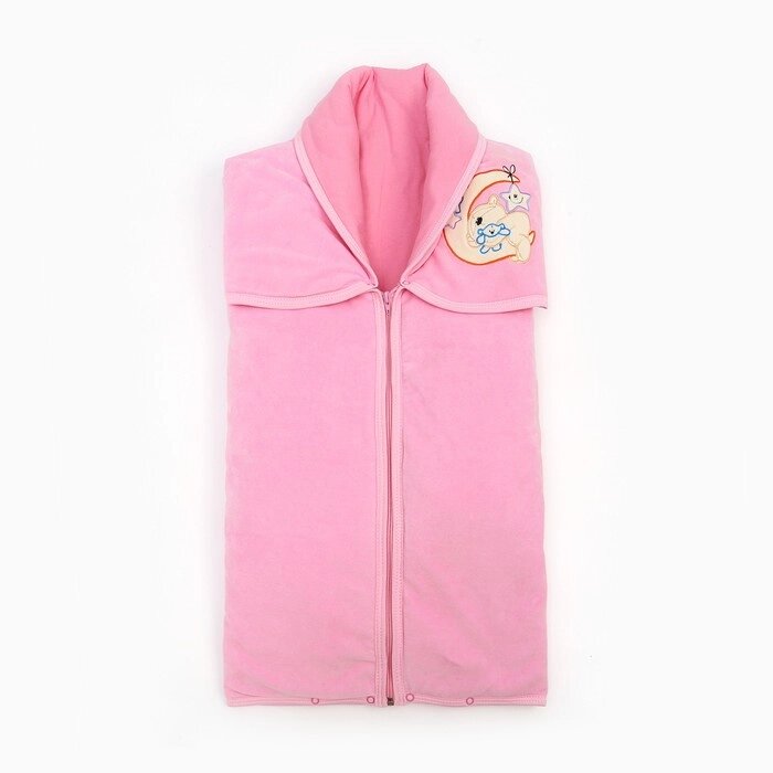 Конверт-плед детский, цвет розовый, размер 80х90 от компании Интернет-гипермаркет «MOLL» - фото 1