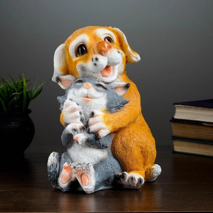 Копилка "Кошка с Собакой" 17х19х26см от компании Интернет-гипермаркет «MOLL» - фото 1