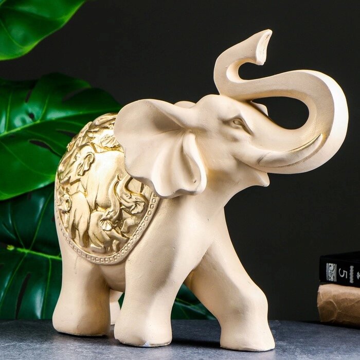 Копилка "Слон сафари" слоновая кость, 30х35х17см от компании Интернет-гипермаркет «MOLL» - фото 1