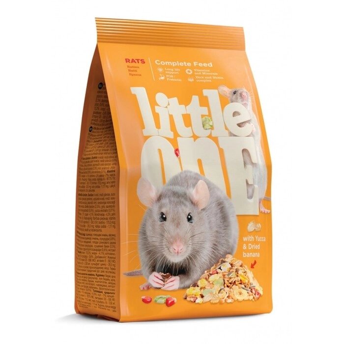 Корм Little One для крыс, 900 г от компании Интернет-гипермаркет «MOLL» - фото 1