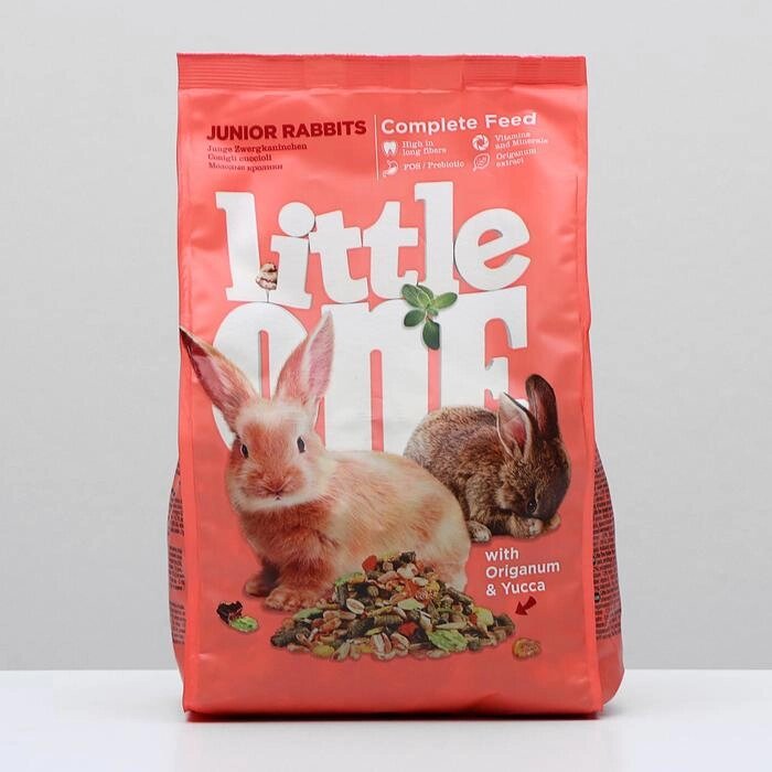 Корм Little One для молодых кроликов, 900 г от компании Интернет-гипермаркет «MOLL» - фото 1