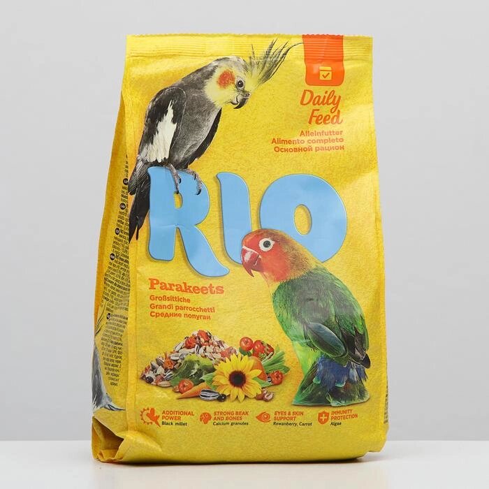 Корм RIO для средних попугаев, 1 кг от компании Интернет-гипермаркет «MOLL» - фото 1