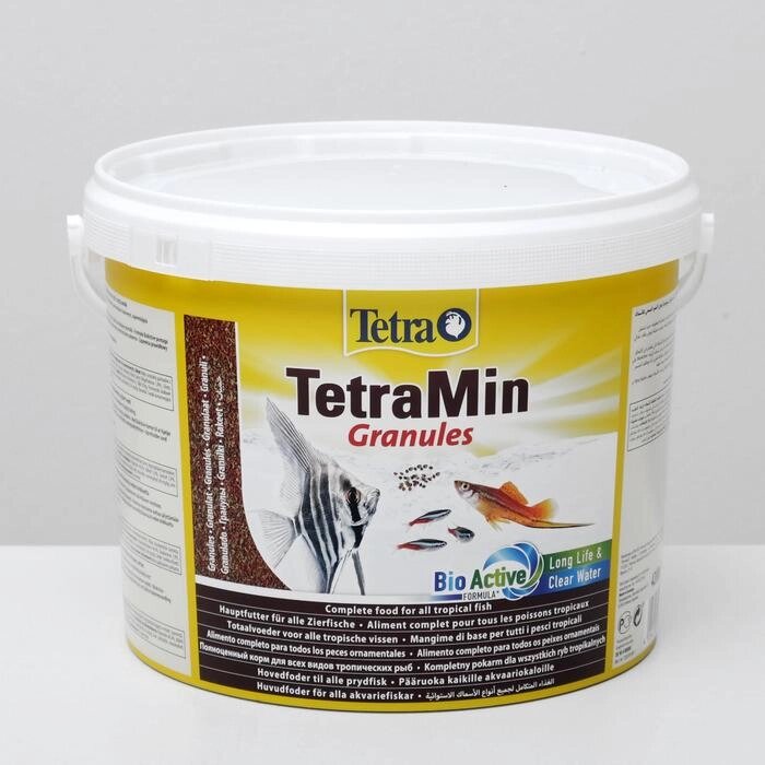 Корм TetraMin Granules для рыб, гранулы, 10 л. от компании Интернет-гипермаркет «MOLL» - фото 1