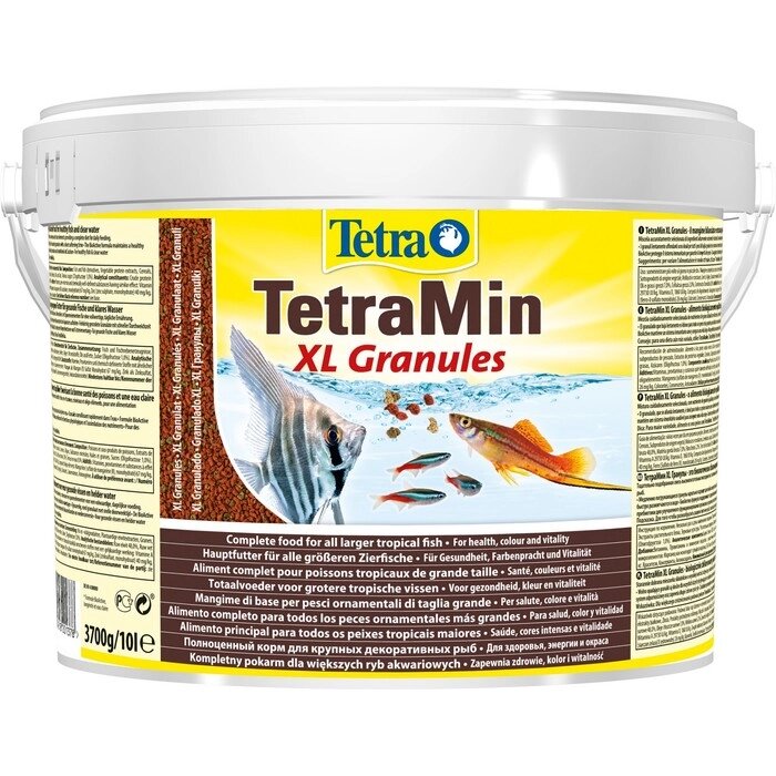 Корм TetraMin XL Granules для рыб, крупные гранулы, 10 л. от компании Интернет-гипермаркет «MOLL» - фото 1
