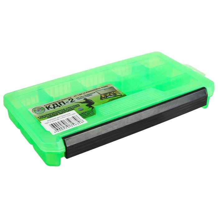 Коробка для приманок КДП-2, цвет зелёный, 230  115  35 мм от компании Интернет-гипермаркет «MOLL» - фото 1