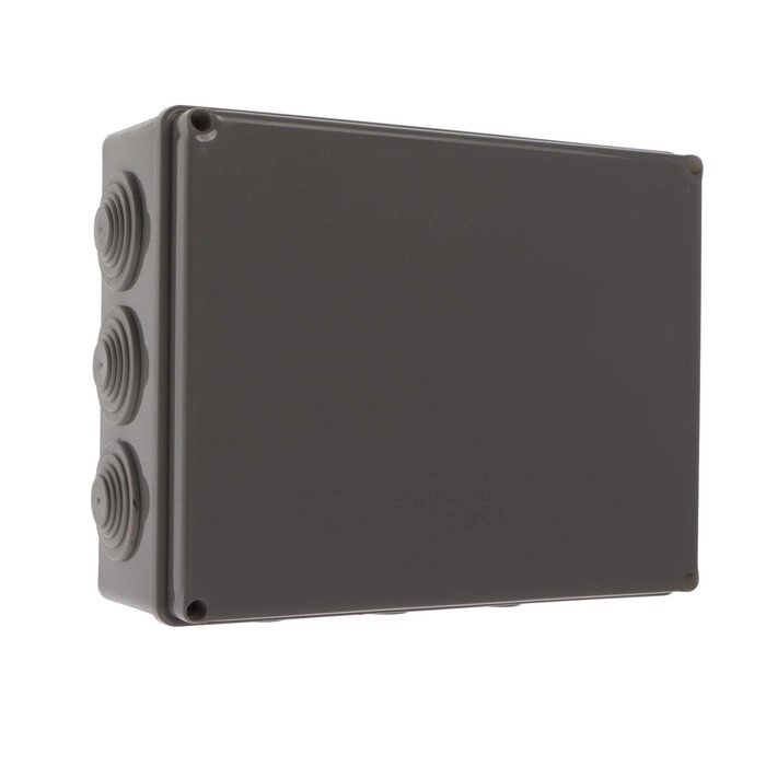 Коробка распределительная Luazon Lighting, 240х190х90 мм, IP54, для открытой установки от компании Интернет-гипермаркет «MOLL» - фото 1