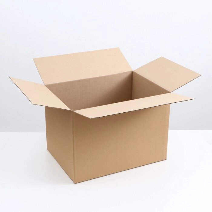 Коробка складная, бурая, 70 х 50 х 50 см от компании Интернет-гипермаркет «MOLL» - фото 1