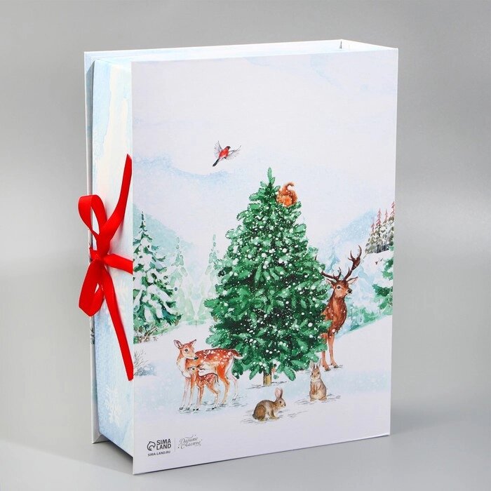 Коробка‒книга "Счастливого Нового Года", 27 х 19,5 х 8 см от компании Интернет-гипермаркет «MOLL» - фото 1