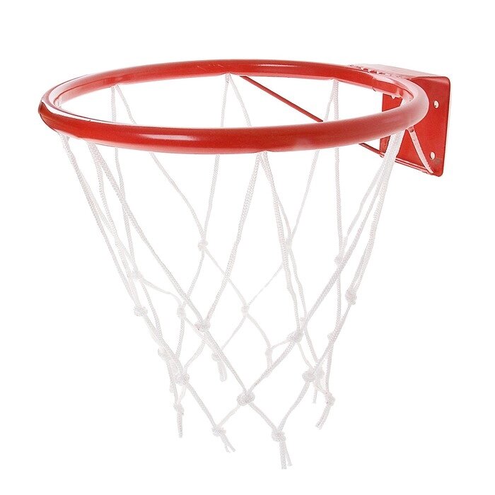 Корзина баскетбольная №1, d=250 мм, с упором и сеткой от компании Интернет-гипермаркет «MOLL» - фото 1