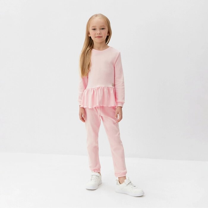Костюм детский (джемпер, брюки) MINAKU, цвет розовый, рост 74-80 см от компании Интернет-гипермаркет «MOLL» - фото 1