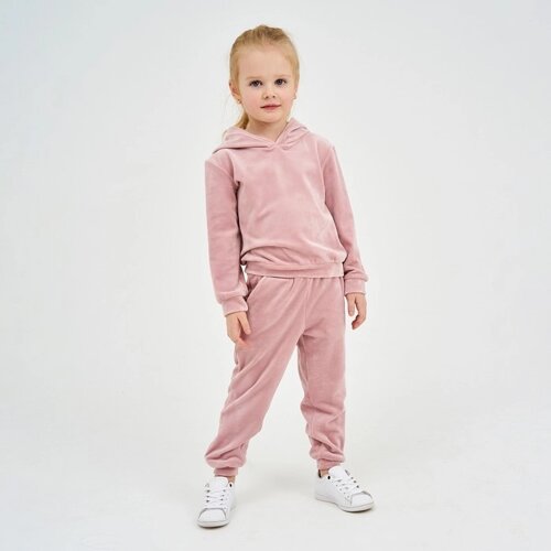 Костюм детский (толстовка, брюки) KAFTAN "Basic line" р. 32 (110-116), розовый