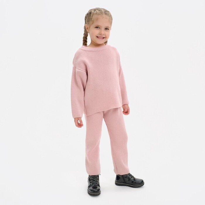 Костюм для девочки KAFTAN, цвет розовый, р. 26 (80-86 см) от компании Интернет-гипермаркет «MOLL» - фото 1