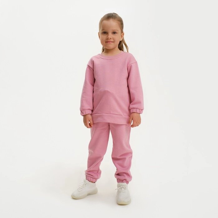 Костюм (джемпер, брюки) KAFTAN "Basic line", р. 34 (122-128), розовый от компании Интернет-гипермаркет «MOLL» - фото 1