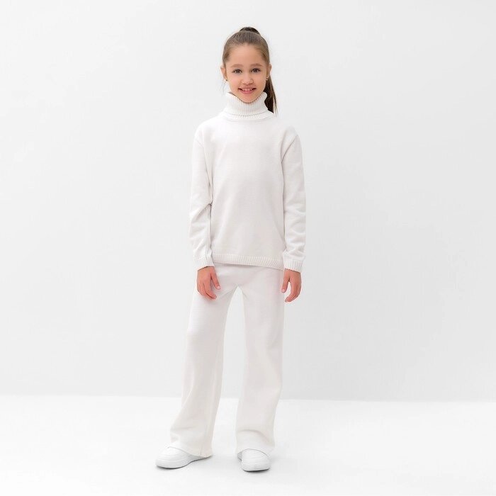Костюм вязаный детский (Свитер и брюки) MINAKU, цвет молочный, рост 104 см от компании Интернет-гипермаркет «MOLL» - фото 1