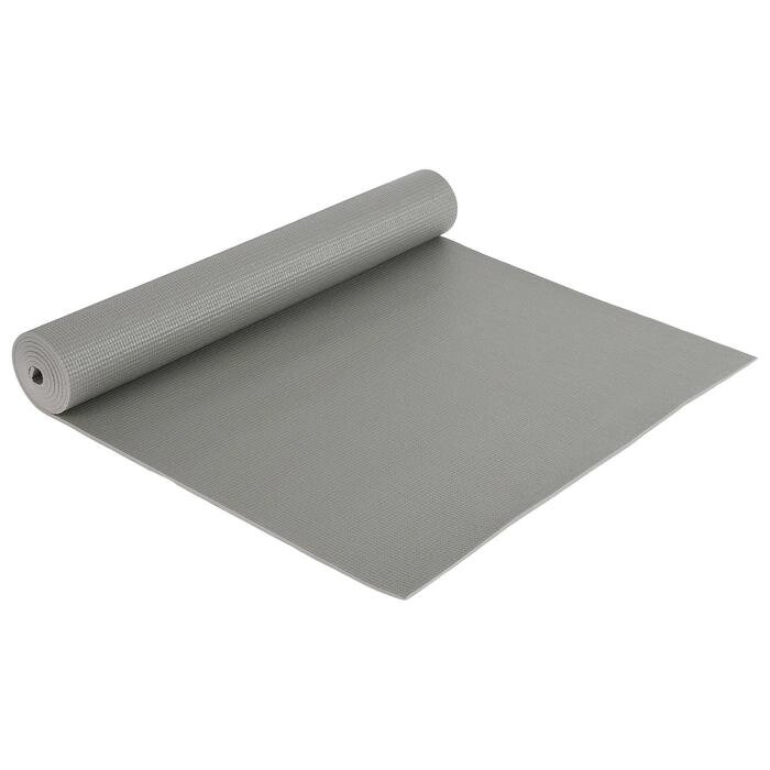 Коврик для йоги 173  61  0,4 см, цвет серый от компании Интернет-гипермаркет «MOLL» - фото 1