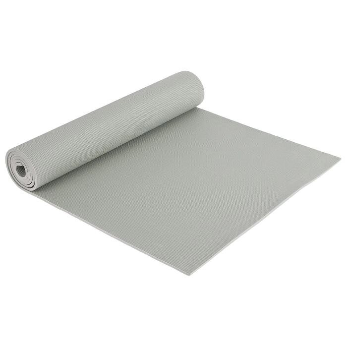 Коврик для йоги 173  61  0,6 см, цвет серый от компании Интернет-гипермаркет «MOLL» - фото 1