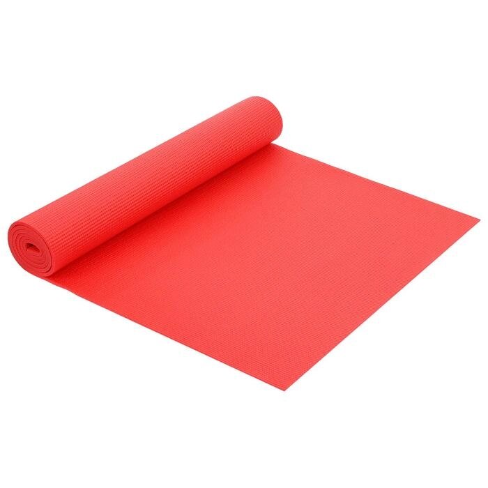 Коврик для йоги 173 х 61 х 0,6 см, цвет красный от компании Интернет-гипермаркет «MOLL» - фото 1