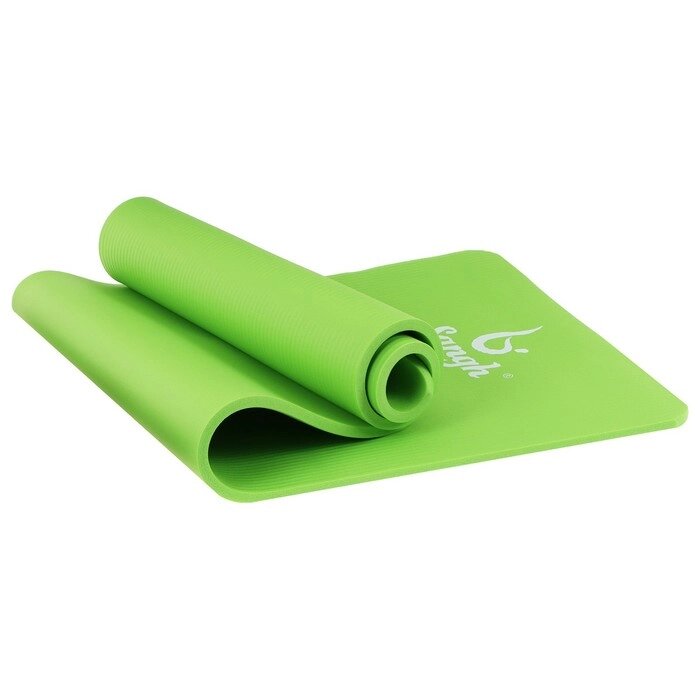 Коврик для йоги 183  61  1,5 см, цвет зелёный от компании Интернет-гипермаркет «MOLL» - фото 1