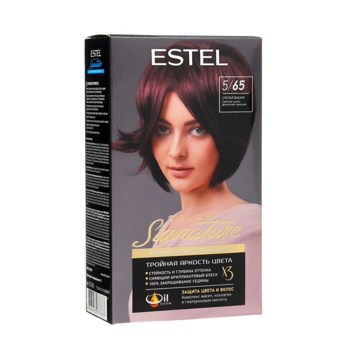 Крем-гель краска стойкая для волос ESTEL COLOR Спелая вишня от компании Интернет-гипермаркет «MOLL» - фото 1