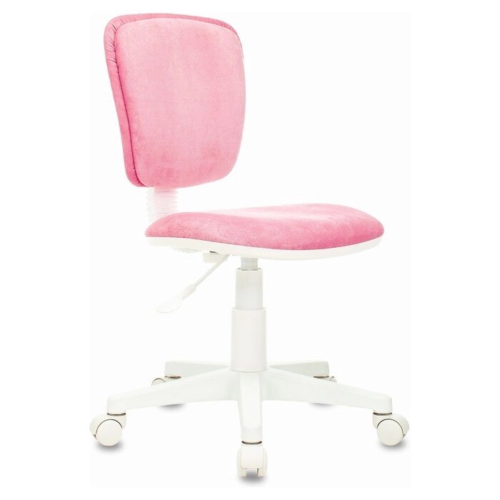 Кресло детское, розовое ткань вельвет, CH-W204NX/VELV36 от компании Интернет-гипермаркет «MOLL» - фото 1