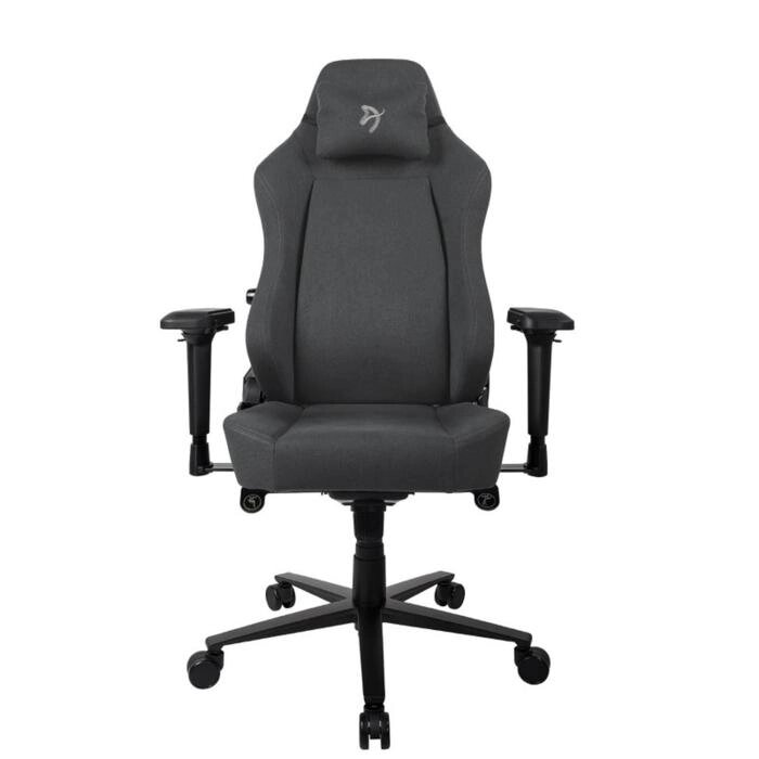Кресло игровое Arozzi Primo Woven Fabric - Black - Grey logo от компании Интернет-гипермаркет «MOLL» - фото 1