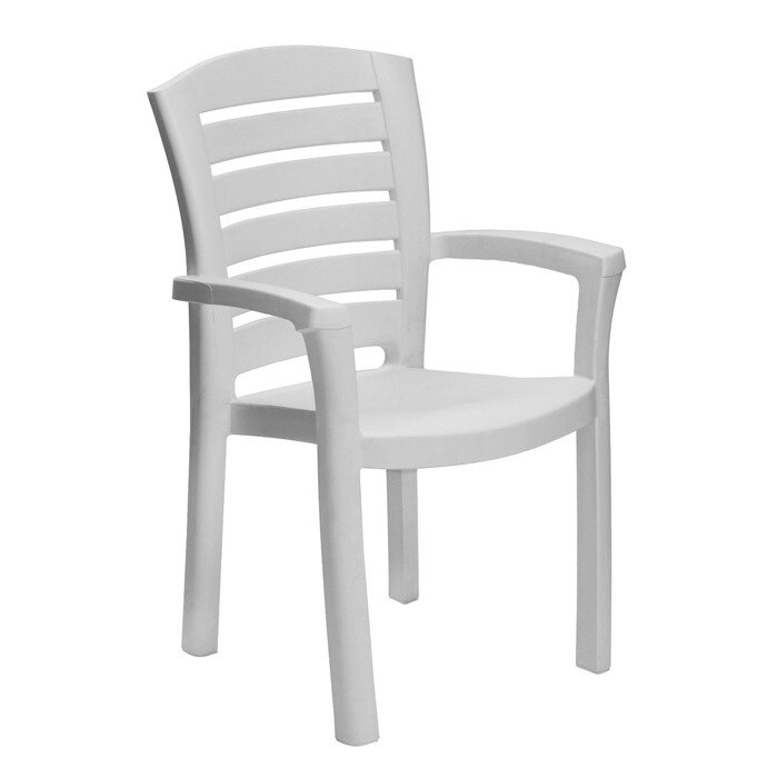 Кресло "Капри" белое, 50 х 58 х 92 см от компании Интернет-гипермаркет «MOLL» - фото 1
