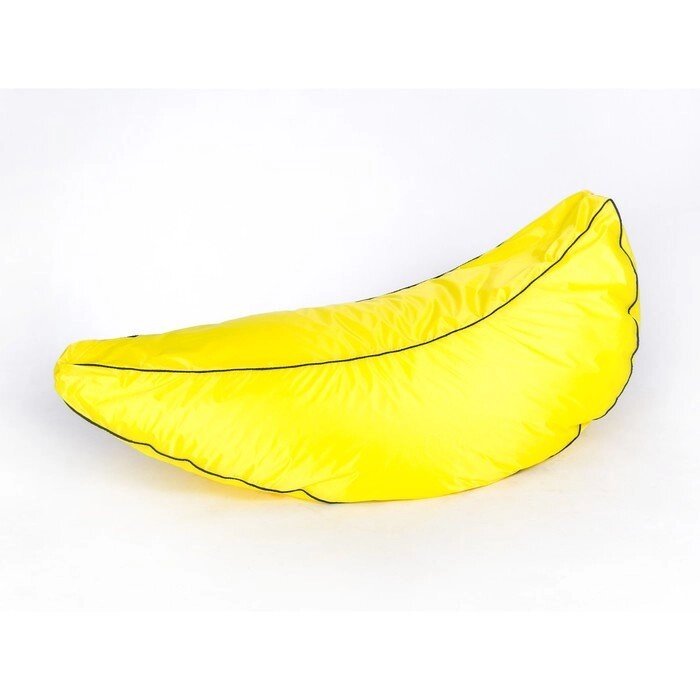 Кресло - мешок "Банан" большой, длина 150 см, толщина 60 см, цвет жёлтый, плащёвка от компании Интернет-гипермаркет «MOLL» - фото 1