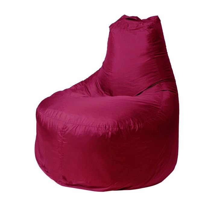 Кресло - мешок "Банан", диаметр 90 см, высота 100 см, цвет вишня от компании Интернет-гипермаркет «MOLL» - фото 1