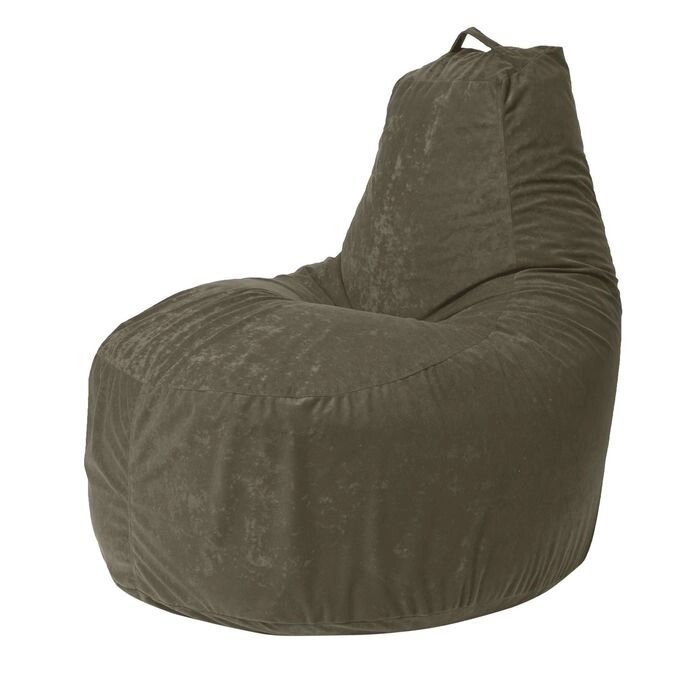 Кресло - мешок "Банан", диаметр 90 см, высота 100 см, цвет зелёный от компании Интернет-гипермаркет «MOLL» - фото 1