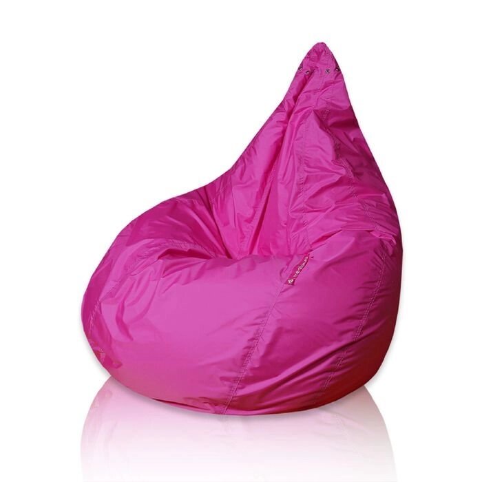 Кресло - мешок "Груша", диаметр 90, высота 140, цвет фуксия от компании Интернет-гипермаркет «MOLL» - фото 1